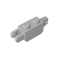 GDS-1119 - Hinge Brick 1 x 2 Locking with 1 Finger Vertical End and 2 Fingers Vertical End, 9 Teeth