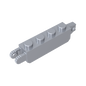 GDS-1120 - Hinge Brick 1 x 4 Locking with 1 Finger Vertical End and 2 Fingers Vertical End
