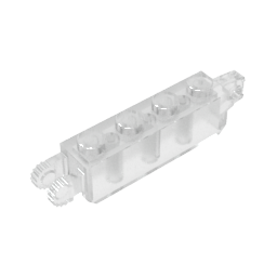 GDS-1120 - Hinge Brick 1 x 4 Locking with 1 Finger Vertical End and 2 Fingers Vertical End
