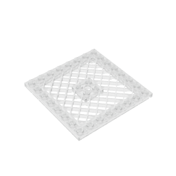 GDS-1122 - Plate Special 8 x 8 with Grille [Hole in Center]