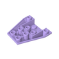 GDS-1124 - Wedge Sloped Inverted 4 x 4 Triple [4 Connections between Front Studs]