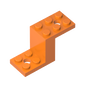 GDS-1129 - Bracket 5 x 2 x 2 1/3 with Inside Stud Holder