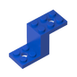 GDS-1129 - Bracket 5 x 2 x 2 1/3 with Inside Stud Holder