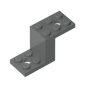 GDS-1129 - Bracket 5 x 2 x 2 1/3 with Inside Stud Holder