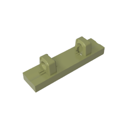 GDS-1131 - Hinge Tile 1 x 4 Locking Dual 1 Fingers on Top [4 Locking Ridges]
