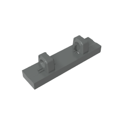 GDS-1131 - Hinge Tile 1 x 4 Locking Dual 1 Fingers on Top [4 Locking Ridges]