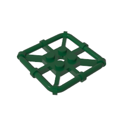GDS-1133 - Plate Special 2 x 2 with Bar Frame Square