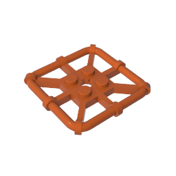 GDS-1133 - Plate Special 2 x 2 with Bar Frame Square