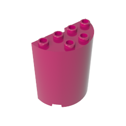 GDS-1134 - Cylinder Half 2 x 4 x 4