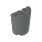 GDS-1134 - Cylinder Half 2 x 4 x 4