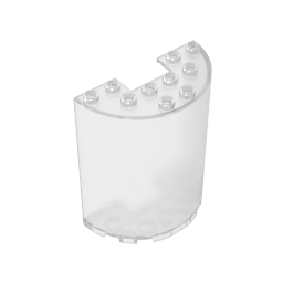 GDS-1137 - Cylinder Half 3 x 6 x 6 with 1 x 2 Cutout