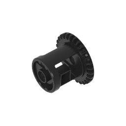 GDS-1151 - Technic Gear Differential with Inner Tabs and Closed Center, 28 Bevel Teeth [Beveled Edge]