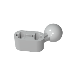 GDS-1155 - Technic Beam 1 x 2 with Ball Joint Angled