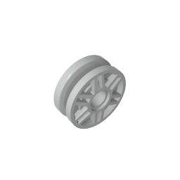 GDS-1160 - Wheel 18 x 8 with Fake Bolts and Deep Spokes with Inner Ring