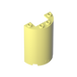GDS-1164 - Cylinder Half 2 x 4 x 5 with 1 x 2 cutout