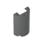 GDS-1164 - Cylinder Half 2 x 4 x 5 with 1 x 2 cutout