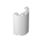 GDS-1164 - Cylinder Half 2 x 4 x 5 with 1 x 2 cutout
