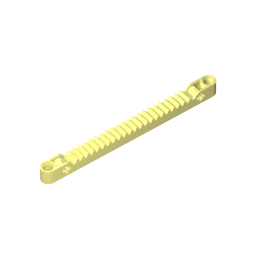 GDS-1169 - Technic Gear Rack 1 x 13 with Axle and Pin Holes