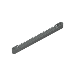 GDS-1169 - Technic Gear Rack 1 x 13 with Axle and Pin Holes
