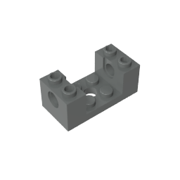 GDS-1174 - Brick Special 2 x 4 x 1 1/3 with Holes and 2 x 2 Cutout