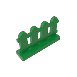 GDS-1177 - Picket Fence 1 x 4 x 2