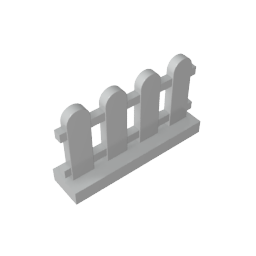 GDS-1177 - Picket Fence 1 x 4 x 2