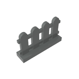 GDS-1177 - Picket Fence 1 x 4 x 2