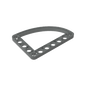 GDS-1181 - Technic Beam 5 x 7 L-Shape with Quarter Ellipse Thin