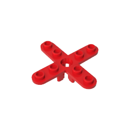 GDS-1185 - Propeller 4 Blade 5 Diameter with Rounded Ends, Open Hub