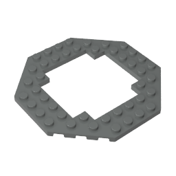 GDS-1186 - Plate Special 10 x 10 Octagonal Open Center