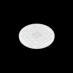 GDS-1187 - Plate Special Round 8 x 8 with 2 x 2 Center Studs without Groove