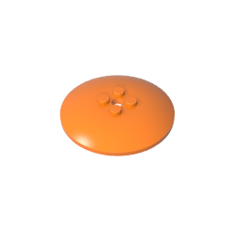 GDS-1188 - Dish 6 x 6 Inverted (Radar) with Hollow Studs