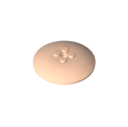 GDS-1188 - Dish 6 x 6 Inverted (Radar) with Hollow Studs