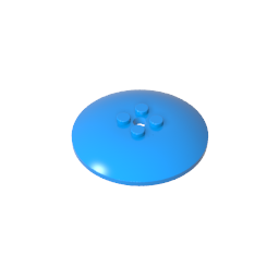 GDS-1188 - Dish 6 x 6 Inverted (Radar) with Hollow Studs