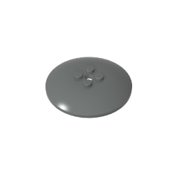 GDS-1188 - Dish 6 x 6 Inverted (Radar) with Hollow Studs