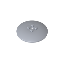 GDS-1188 - Dish 6 x 6 Inverted (Radar) with Hollow Studs