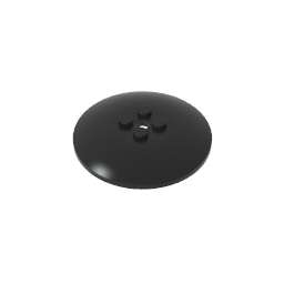 GDS-1188 - Dish 6 x 6 Inverted (Radar) with Hollow Studs