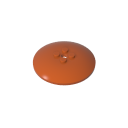 GDS-1188 - Dish 6 x 6 Inverted (Radar) with Hollow Studs