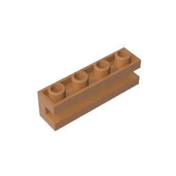 GDS-1193 - Brick Special 1 x 4 with Groove
