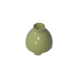 GDS-1194 - Brick Round 2 x 2 x 1 1/3 Inverted