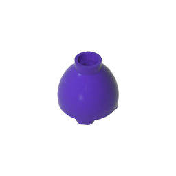 GDS-1194 - Brick Round 2 x 2 x 1 1/3 Inverted