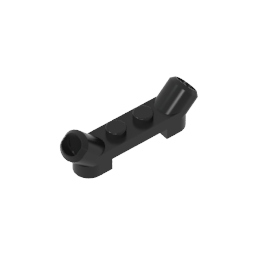 GDS-1197 - Plate Special 1 x 4 with Angled Tubes