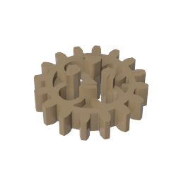 GDS-1198 - Technic Gear 16 Tooth with Round Holes [Old Style]