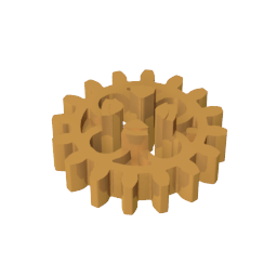 GDS-1198 - Technic Gear 16 Tooth with Round Holes [Old Style]