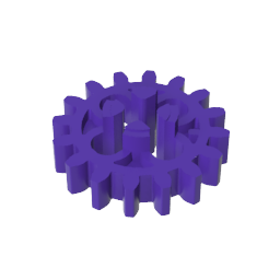 GDS-1198 - Technic Gear 16 Tooth with Round Holes [Old Style]