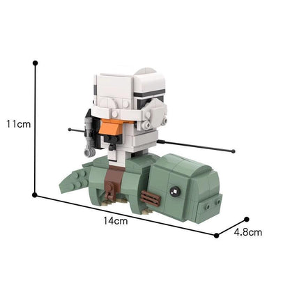 MOC-53560 Sandtrooper on Dewback Brickheadz