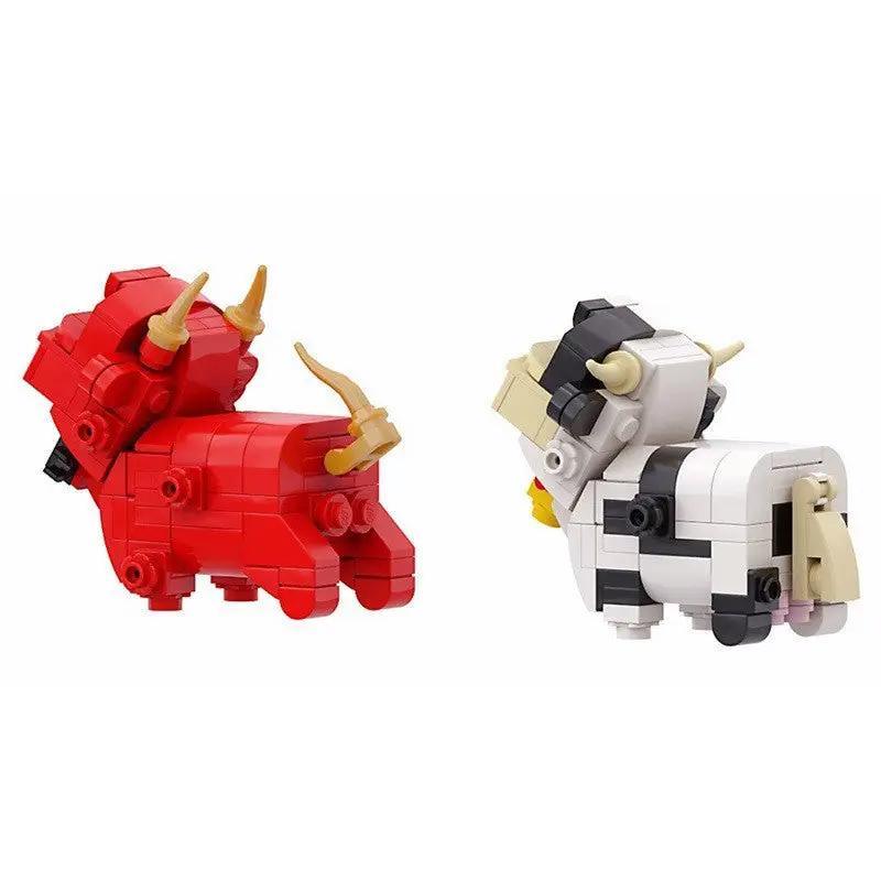 Red cattle– MOC Brick Store