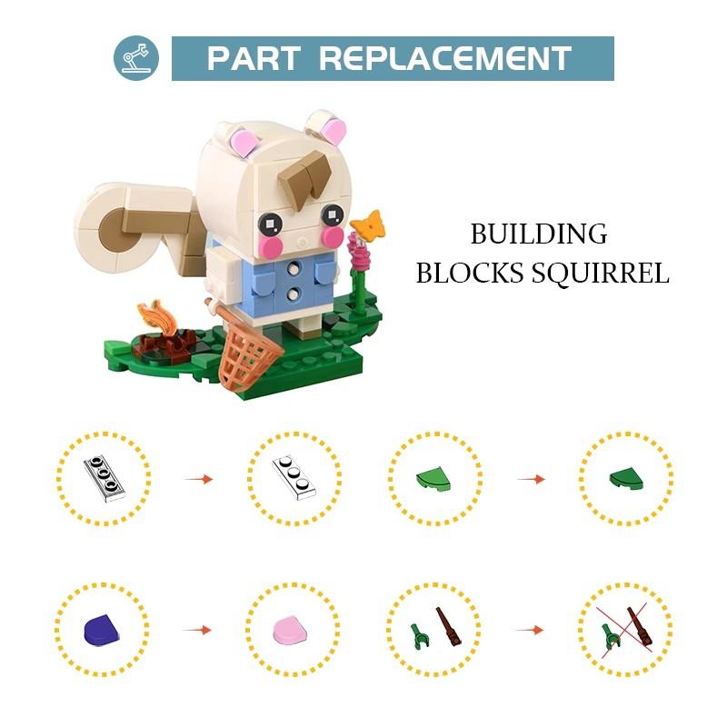 MOC-75956 Animal Crossing - Marshal Brickheadz