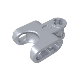GDS-1205 - Technic Axle Connector 2 x 3 with Ball Socket, Open Lower Axle Holes