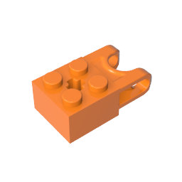 GDS-1206 - Technic Brick Special 2 x 2 with Ball Receptacle Wide and Axle Hole